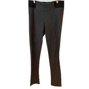 2/$10 🔥Herringbone Grey and Black Leggings with Elastic Waistband